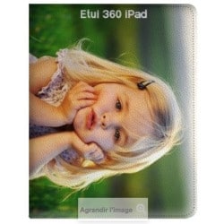 Etui rabattable 360 personnalisé pour iPad 1,2,3,4 à l'aide d'une photo
