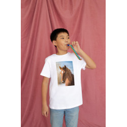 Tee-shirt avec impression Recto Verso pour enfant à personnaliser Taille 4 Ans