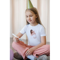 Tee-shirt avec impression Recto Verso pour enfant à personnaliser Taille 8 Ans