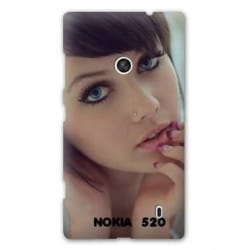 Coque personnalisée pour Nokia Lumia 520 à l'aide d'une photo