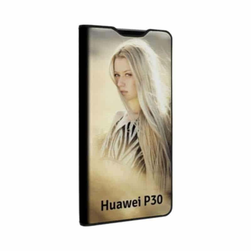 Etui rabattable portefeuille personnalisé pour Huawei P30 à l'aide d'une photo