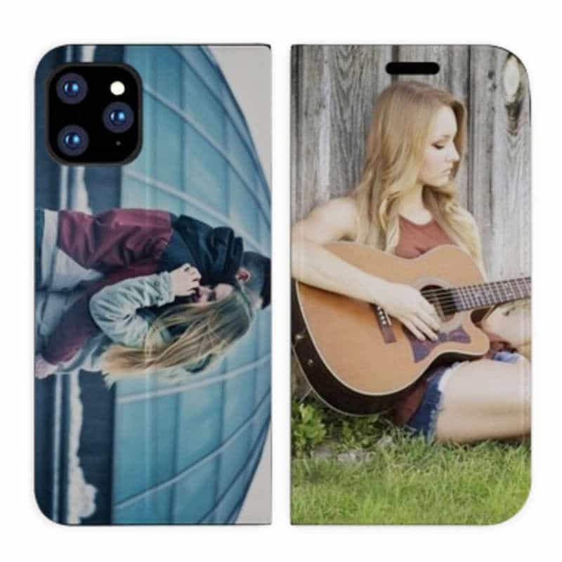 Etui rabattable personnalisé portefeuille RECTO VERSO pour iPhone 11 à l'aide d'une photo Etui rabattable personnalisé portefeuille RECTO VERSO pour iPhone 11 à l'aide d'une photo