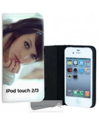 étuis rabattables personnalisés pour iPod Touch 2-3